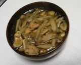 ごぼうと鶏肉のお吸い物作り方5写真
