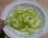 ゴーヤのキムチ和え作り方1写真