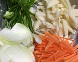 カレー粉の野菜炒め作り方1写真
