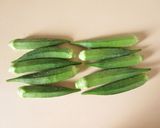 おくらとちくわの梅のりおかか和え作り方1写真