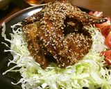 唐揚げ(ニンニク醤油蜂蜜風味ソースで)作り方14写真