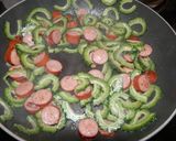 夏が終わってもゴーヤチャンプル作り方9写真