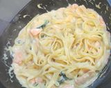 【絶品】鮭とイクラのクリームパスタ♪作り方16写真