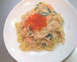 【絶品】鮭とイクラのクリームパスタ♪作り方18写真