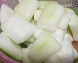 冬瓜と鶏団子のほっこり煮物作り方1写真