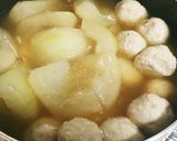 冬瓜と鶏団子のほっこり煮物作り方5写真