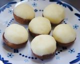 しいたけのポテトチーズボール♫たこ焼き風作り方6写真