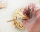 アイス棒で素麺 肉巻きおにぎり作り方3写真