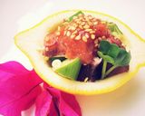 ★蛸とおくらの梅肉ソース★作り方2写真
