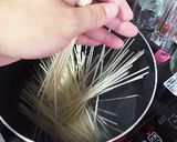 稲庭うどんのわかめ納豆ぶっかけ作り方1写真