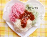 茹でるだけ✨カラー素麺とまモンピューレ✨作り方7写真