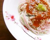 茹でるだけ✨カラー素麺とまモンピューレ✨作り方6写真