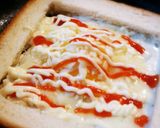 フライパンでハムチーズエッグホットサンド作り方4写真