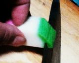 キャラ弁♡妖怪♡詰めるだけ　コマさん作り方3写真