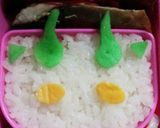 キャラ弁♡妖怪♡詰めるだけ　コマさん作り方5写真
