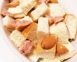 簡単★朝食★即席ピザソースでパングラタン作り方2写真