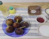 動画付き＊「いちじく」のコンポートかき氷作り方1写真