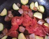 夏野菜でそうめんパスタ作り方4写真