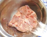 塩トマトで♪蒸し鶏の冷製＆勝手にジュレ作り方3写真