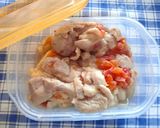 塩トマトで♪蒸し鶏の冷製＆勝手にジュレ作り方7写真
