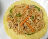じゃが芋と玉ねぎの生地でそうめんロール作り方5写真