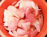 お弁当用鶏胸肉生姜焼き風作り方1写真