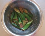 レンジで簡単☆オクラの中華胡麻和え。作り方3写真