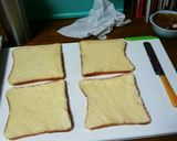 キャベツ山盛りチーズ大葉カツサンド作り方4写真