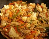 鶏ひき肉de雷豆腐♪作り方7写真