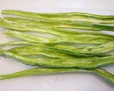 蛇豆(へびうり)としめじの牛肉炒め作り方3写真