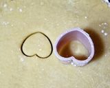 ハート型de子供が作るミニうさぎクッキー作り方4写真