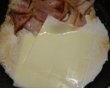 スライスチーズでカルボナーラ作り方3写真