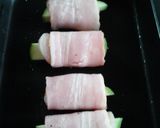 お弁当に！鶏むね肉のズッキー二ベーコーン作り方2写真