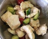 ぷりっぷり♡柔らかな胸肉のわさび醤油和え作り方6写真