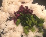 【簡単】柴漬けと野沢菜のチャーハン作り方1写真