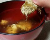 チーズのとろろ昆布巻入り簡単すまし汁作り方4写真