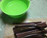 紅芋茎の胡麻酢和え作り方2写真