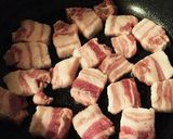 豚バラの照り焼き作り方1写真