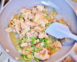 ❀九條（青）葱たっぷり塩焼きそば❀作り方5写真