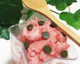 *＊簡単スイカのふんわりソルベ＊*作り方9写真