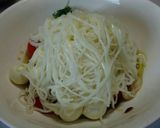 夏✨青じそ風味のカプレーゼそうめん！作り方6写真