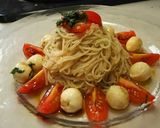 夏✨青じそ風味のカプレーゼそうめん！作り方7写真