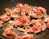 豚小間で♬簡単トンテキ丼作り方3写真