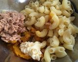かぼちゃ煮物でリメイクサラダ作り方3写真