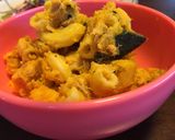 かぼちゃ煮物でリメイクサラダ作り方4写真