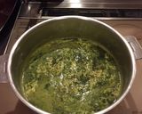 モロヘイヤのカレー風味スープ作り方9写真