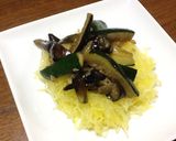 金糸瓜と茄子のパスタ風作り方15写真