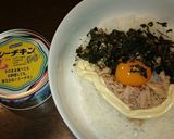 男 シーチキンL丼作り方1写真