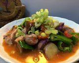 カツオと野菜の塩トマト炒め作り方4写真