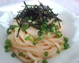 簡単ランチ☆バター風味の明太子うどん作り方4写真